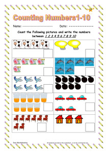 Counting numbers one to ten pdf 2