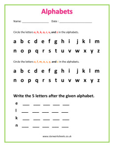 find lower alphabets pdf