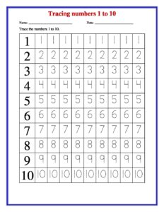 number 1 to 20 tracing worksheet pdf free printable pdf 1
