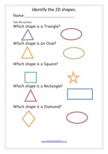 Identify 2D Shapes 1 pdf 1