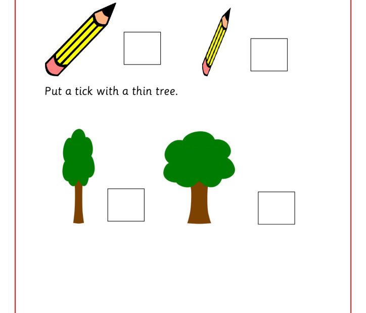 thumbnail of Identify-thick-thinner-objects-worksheet