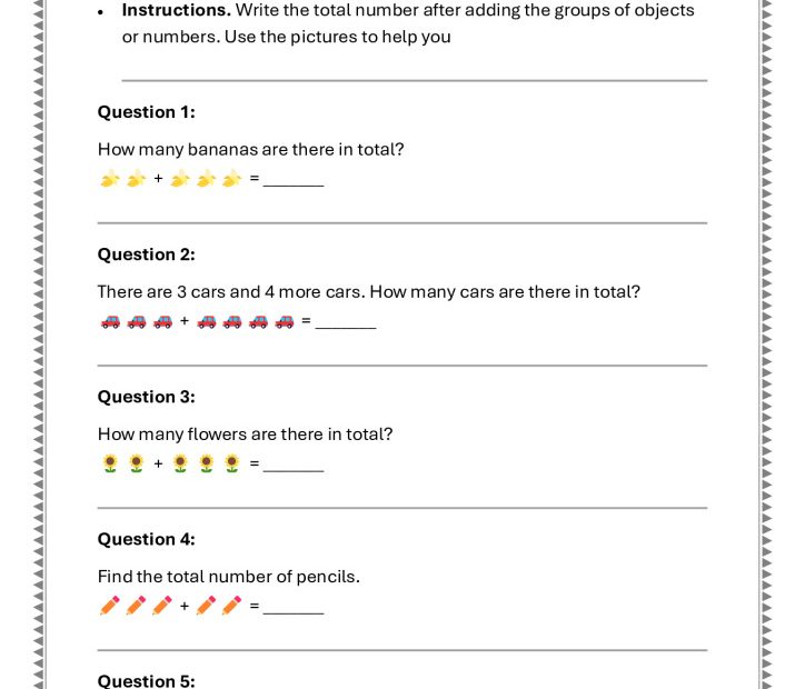 thumbnail of Finding the Total-Year 1-worksheet2