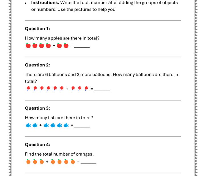 thumbnail of Finding the Total-Year 1-worksheet3